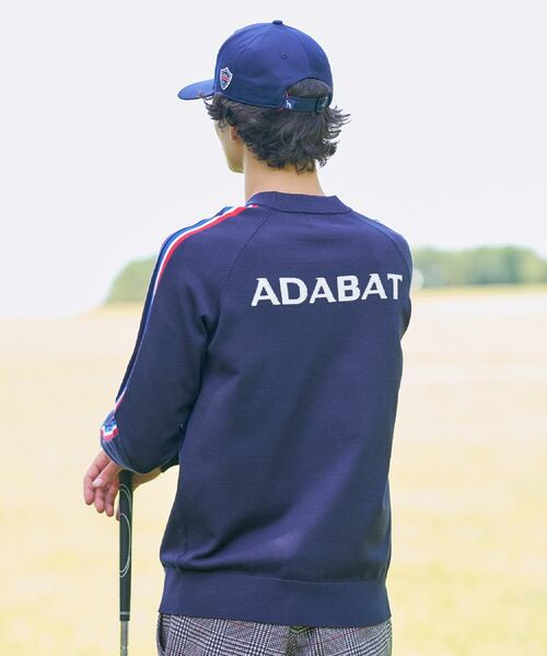 adabat / アダバット ニット・セーター | 【新レーベル ADABAT NAVY】スリーブラインセミモックニット | 詳細13