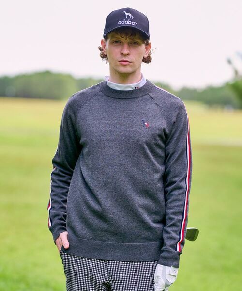 adabat / アダバット ニット・セーター | 【新レーベル ADABAT NAVY】スリーブラインセミモックニット | 詳細20