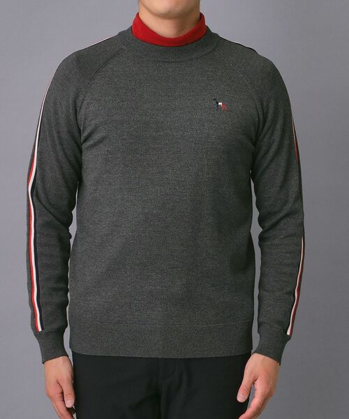 adabat / アダバット ニット・セーター | 【新レーベル ADABAT NAVY】スリーブラインセミモックニット | 詳細23