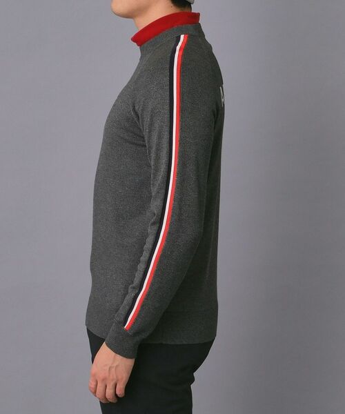 adabat / アダバット ニット・セーター | 【新レーベル ADABAT NAVY】スリーブラインセミモックニット | 詳細24