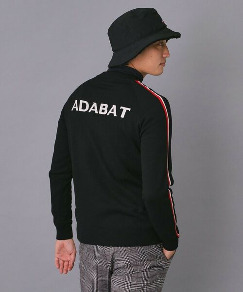 adabat / アダバット ニット・セーター | 【新レーベル ADABAT NAVY】スリーブラインセミモックニット | 詳細4
