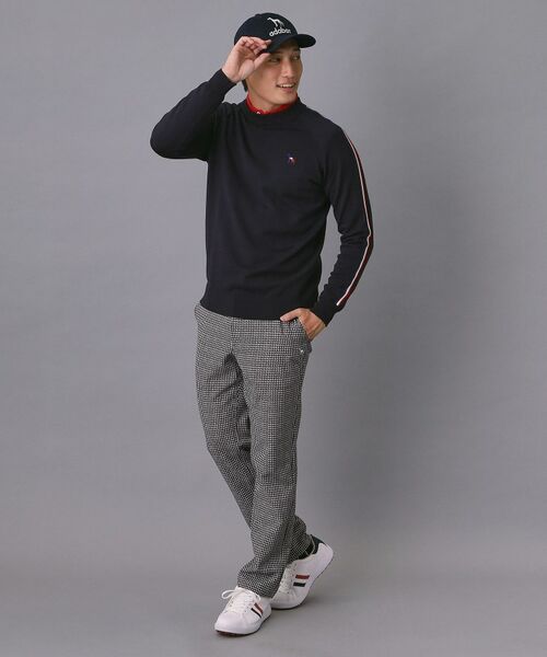 adabat / アダバット ニット・セーター | 【新レーベル ADABAT NAVY】スリーブラインセミモックニット | 詳細9