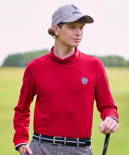 adabat / アダバット カットソー | 【新レーベル ADABAT NAVY】吸湿発熱 サーモスムースモックT | 詳細1