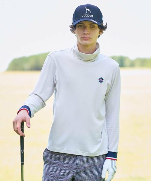 adabat / アダバット カットソー | 【新レーベル ADABAT NAVY】吸湿発熱 サーモスムースモックT | 詳細13