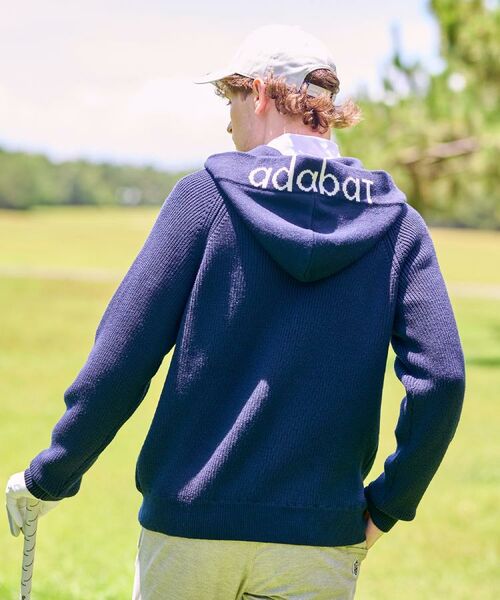 adabat / アダバット パーカー | 【新レーベル ADABAT NAVY】ニットフーディー | 詳細2