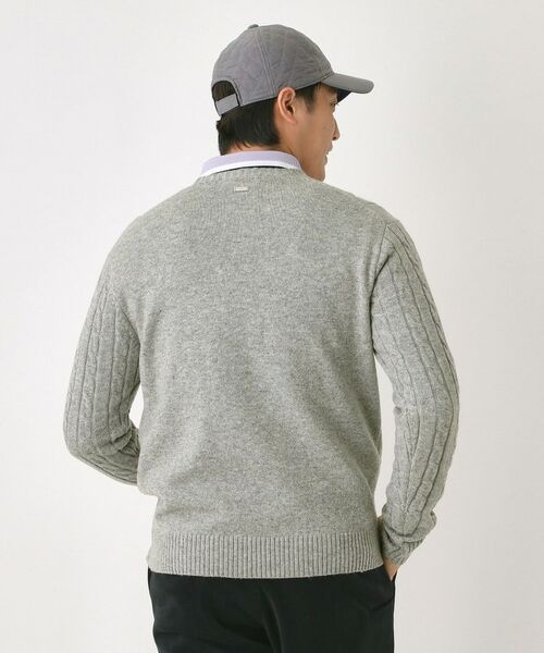 adabat / アダバット ニット・セーター | ケーブル柄クルーネックニット | 詳細1