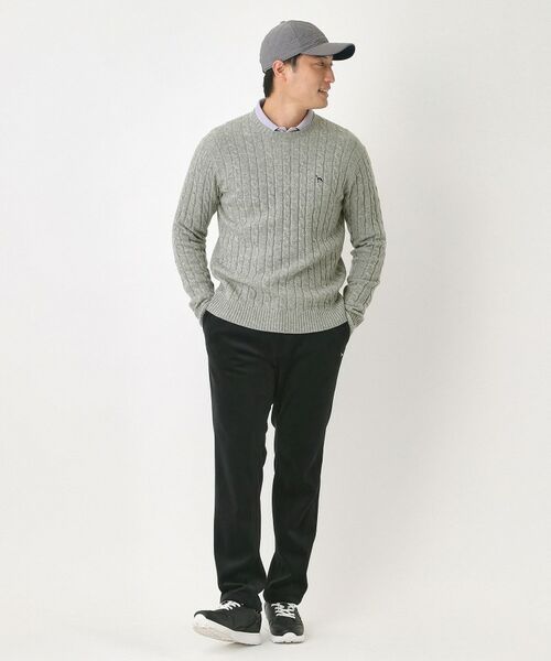 adabat / アダバット ニット・セーター | ケーブル柄クルーネックニット | 詳細2