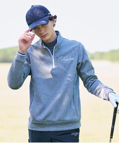 adabat / アダバット レザーブルゾン・ジャケット | 裏起毛ハーフジッププルオーバー