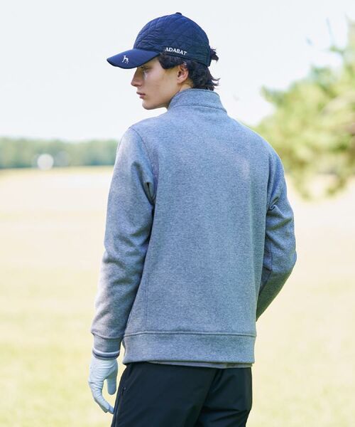 adabat / アダバット レザーブルゾン・ジャケット | 裏起毛ハーフジッププルオーバー | 詳細2