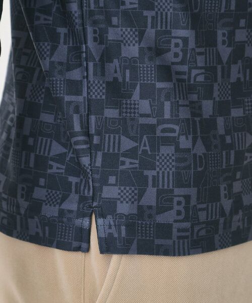 adabat / アダバット ポロシャツ | 起毛ジオメトリック長袖ポロシャツ | 詳細20