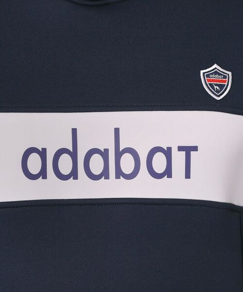adabat / アダバット パーカー | 【新レーベル ADABAT NAVY】ブロッキングラインロゴフーディー | 詳細22