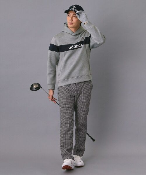 adabat / アダバット パーカー | 【新レーベル ADABAT NAVY】ブロッキングラインロゴフーディー | 詳細6