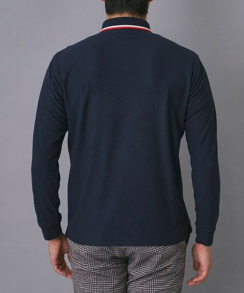 adabat / アダバット ポロシャツ | 【新レーベル ADABAT NAVY】起毛ストレッチ長袖ポロシャツ | 詳細16