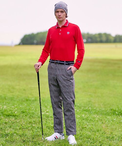 adabat / アダバット ポロシャツ | 【新レーベル ADABAT NAVY】起毛ストレッチ長袖ポロシャツ | 詳細3