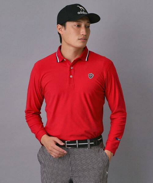 adabat / アダバット ポロシャツ | 【新レーベル ADABAT NAVY】起毛ストレッチ長袖ポロシャツ | 詳細4