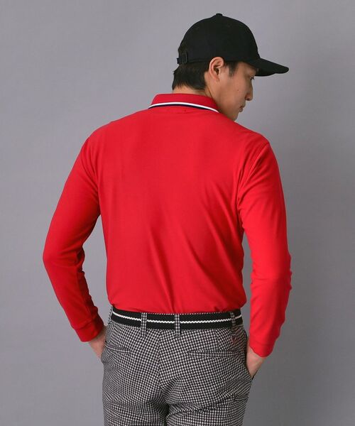 adabat / アダバット ポロシャツ | 【新レーベル ADABAT NAVY】起毛ストレッチ長袖ポロシャツ | 詳細5