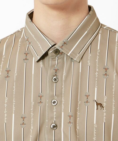 adabat / アダバット ポロシャツ | 【吸水速乾】ビットストライプ長袖ポロシャツ | 詳細12