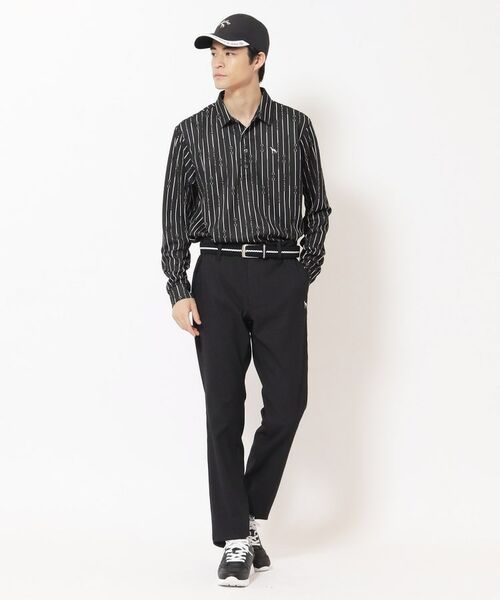 adabat / アダバット ポロシャツ | 【吸水速乾】ビットストライプ長袖ポロシャツ | 詳細2