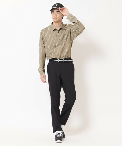 adabat / アダバット ポロシャツ | 【吸水速乾】ビットストライプ長袖ポロシャツ | 詳細6