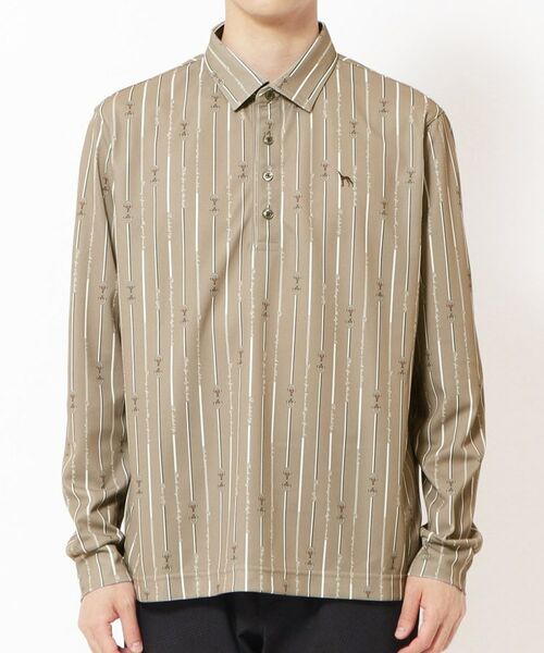 adabat / アダバット ポロシャツ | 【吸水速乾】ビットストライプ長袖ポロシャツ | 詳細9