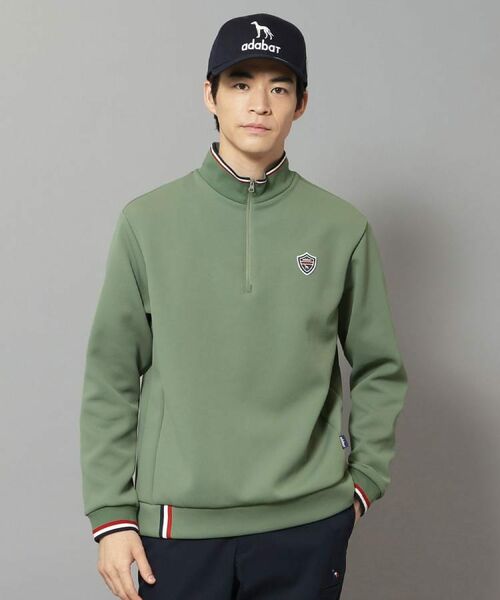 adabat / アダバット カットソー | 【新レーベル ADABAT NAVY】せとはるコラボ ハーフジッププルオーバー | 詳細12