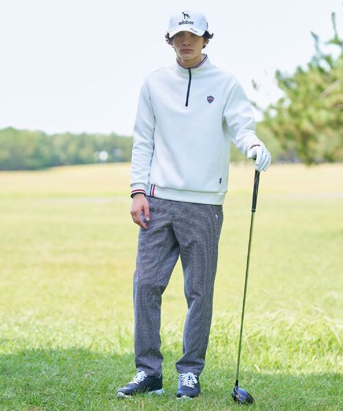 adabat / アダバット カットソー | 【新レーベル ADABAT NAVY】せとはるコラボ ハーフジッププルオーバー | 詳細2