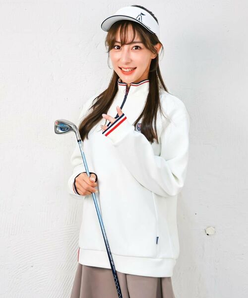 adabat / アダバット カットソー | 【新レーベル ADABAT NAVY】せとはるコラボ ハーフジッププルオーバー | 詳細25