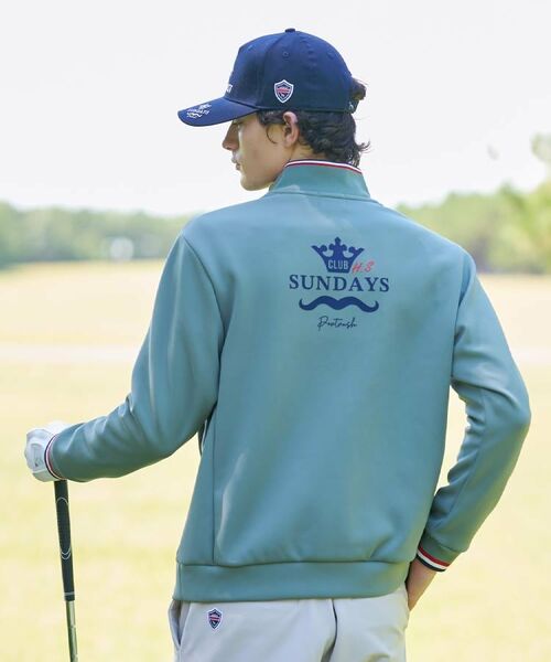 adabat / アダバット カットソー | 【新レーベル ADABAT NAVY】せとはるコラボ ハーフジッププルオーバー | 詳細8