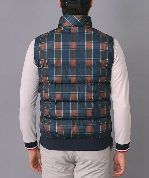 adabat / アダバット ダウンジャケット・ベスト | 【新レーベル ADABAT NAVY】撥水 タータンチェック中綿ベスト | 詳細10