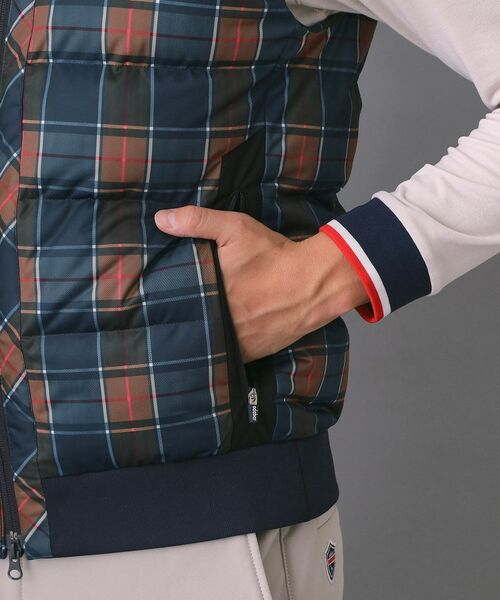 adabat / アダバット ダウンジャケット・ベスト | 【新レーベル ADABAT NAVY】撥水 タータンチェック中綿ベスト | 詳細13