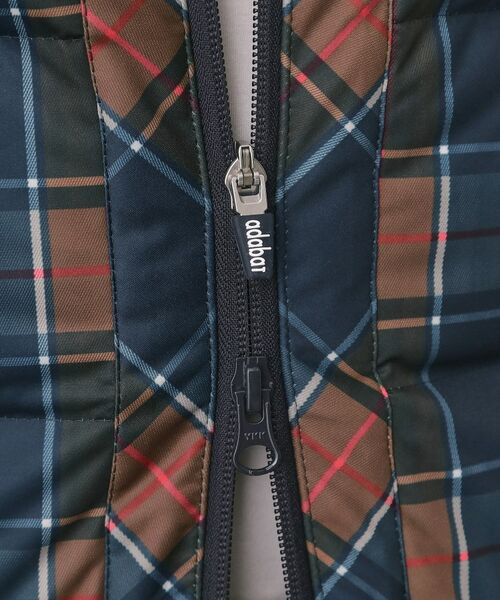 adabat / アダバット ダウンジャケット・ベスト | 【新レーベル ADABAT NAVY】撥水 タータンチェック中綿ベスト | 詳細15