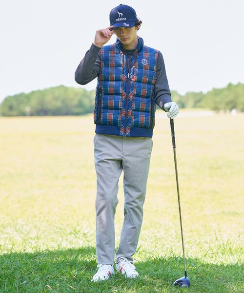 adabat / アダバット ダウンジャケット・ベスト | 【新レーベル ADABAT NAVY】撥水 タータンチェック中綿ベスト | 詳細2