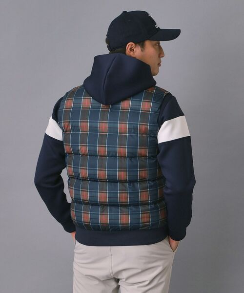 adabat / アダバット ダウンジャケット・ベスト | 【新レーベル ADABAT NAVY】撥水 タータンチェック中綿ベスト | 詳細4