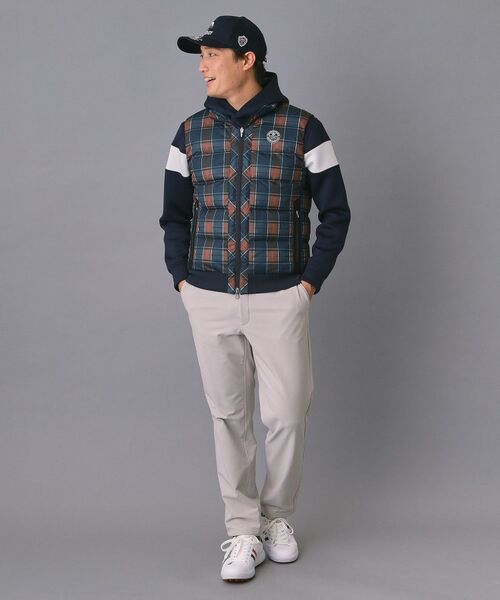 adabat / アダバット ダウンジャケット・ベスト | 【新レーベル ADABAT NAVY】撥水 タータンチェック中綿ベスト | 詳細5