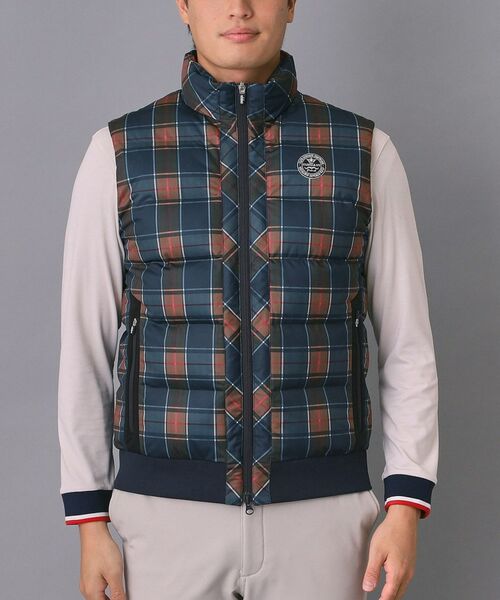adabat / アダバット ダウンジャケット・ベスト | 【新レーベル ADABAT NAVY】撥水 タータンチェック中綿ベスト | 詳細8
