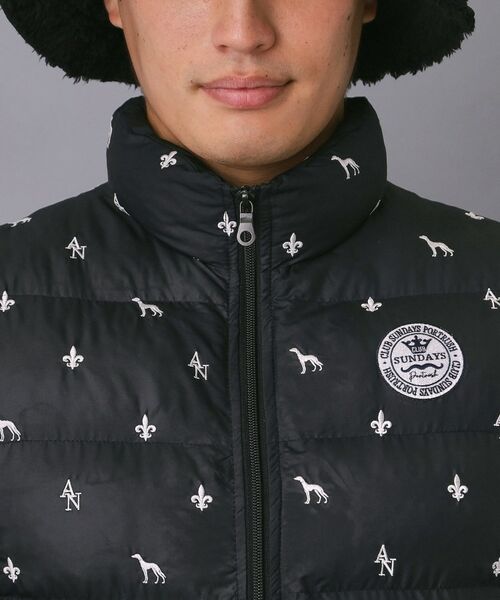 adabat / アダバット ダウンジャケット・ベスト | 【新レーベル ADABAT NAVY】エンブロイダリーモノグラム中綿ベスト | 詳細11