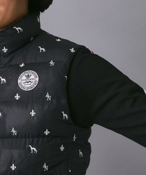 adabat / アダバット ダウンジャケット・ベスト | 【新レーベル ADABAT NAVY】エンブロイダリーモノグラム中綿ベスト | 詳細12