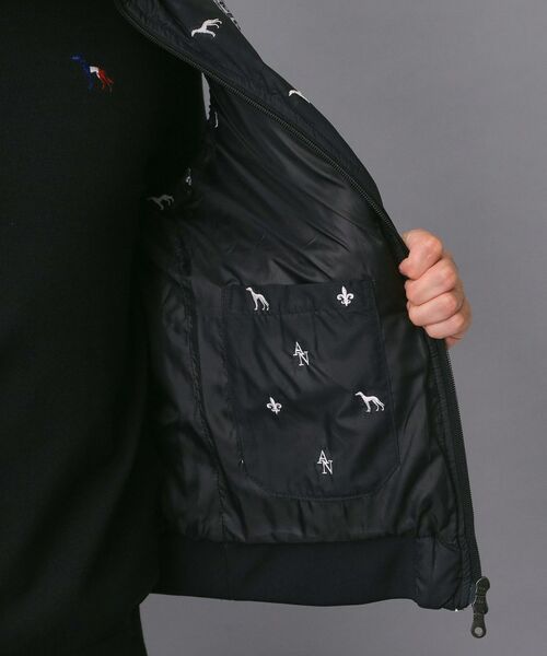 adabat / アダバット ダウンジャケット・ベスト | 【新レーベル ADABAT NAVY】エンブロイダリーモノグラム中綿ベスト | 詳細14