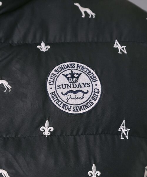 adabat / アダバット ダウンジャケット・ベスト | 【新レーベル ADABAT NAVY】エンブロイダリーモノグラム中綿ベスト | 詳細15