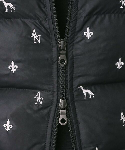 adabat / アダバット ダウンジャケット・ベスト | 【新レーベル ADABAT NAVY】エンブロイダリーモノグラム中綿ベスト | 詳細16