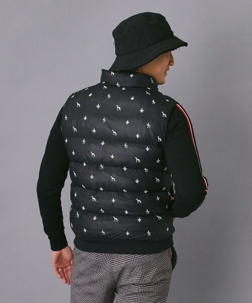 adabat / アダバット ダウンジャケット・ベスト | 【新レーベル ADABAT NAVY】エンブロイダリーモノグラム中綿ベスト | 詳細4