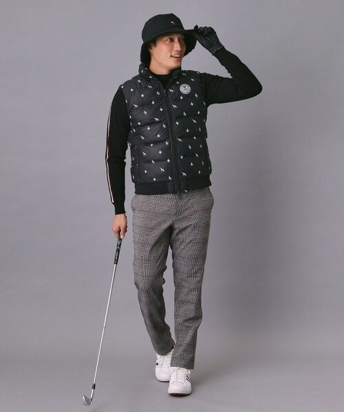 adabat / アダバット ダウンジャケット・ベスト | 【新レーベル ADABAT NAVY】エンブロイダリーモノグラム中綿ベスト | 詳細6