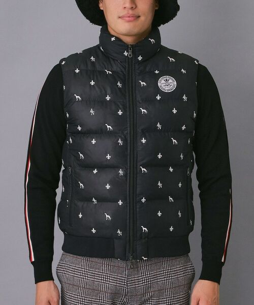 adabat / アダバット ダウンジャケット・ベスト | 【新レーベル ADABAT NAVY】エンブロイダリーモノグラム中綿ベスト | 詳細8