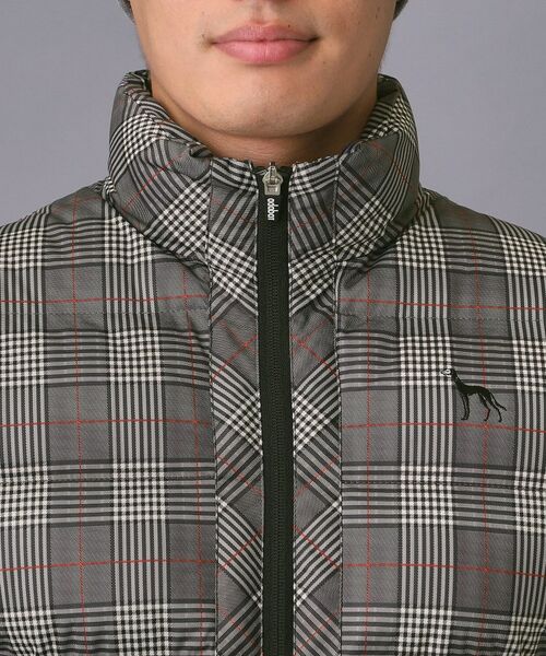 adabat / アダバット ダウンジャケット・ベスト | 【新レーベル ADABAT NAVY】撥水グレンチェック中綿ベスト | 詳細11