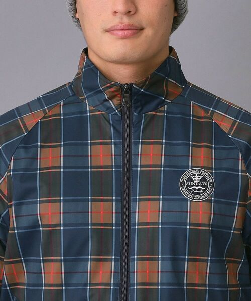 adabat / アダバット レザーブルゾン・ジャケット | 【新レーベル ADABAT NAVY】撥水 タータンチェックブルゾン | 詳細11