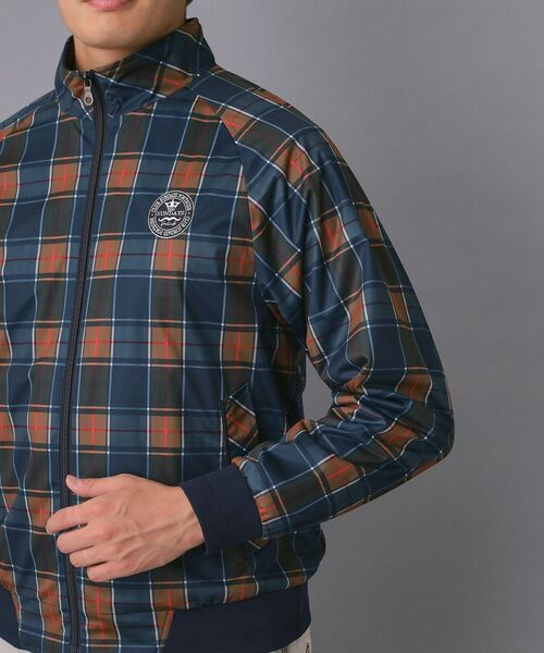 adabat / アダバット レザーブルゾン・ジャケット | 【新レーベル ADABAT NAVY】撥水 タータンチェックブルゾン | 詳細12