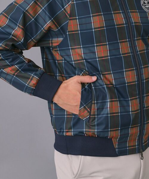 adabat / アダバット レザーブルゾン・ジャケット | 【新レーベル ADABAT NAVY】撥水 タータンチェックブルゾン | 詳細13