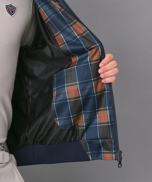adabat / アダバット レザーブルゾン・ジャケット | 【新レーベル ADABAT NAVY】撥水 タータンチェックブルゾン | 詳細14