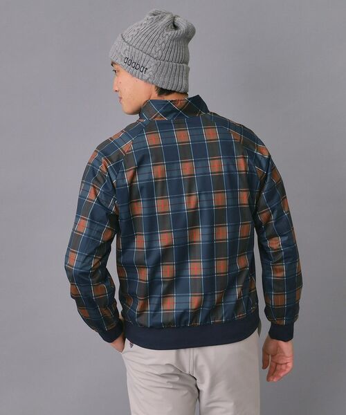 adabat / アダバット レザーブルゾン・ジャケット | 【新レーベル ADABAT NAVY】撥水 タータンチェックブルゾン | 詳細4