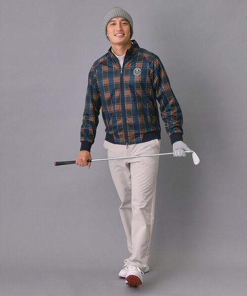 adabat / アダバット レザーブルゾン・ジャケット | 【新レーベル ADABAT NAVY】撥水 タータンチェックブルゾン | 詳細6